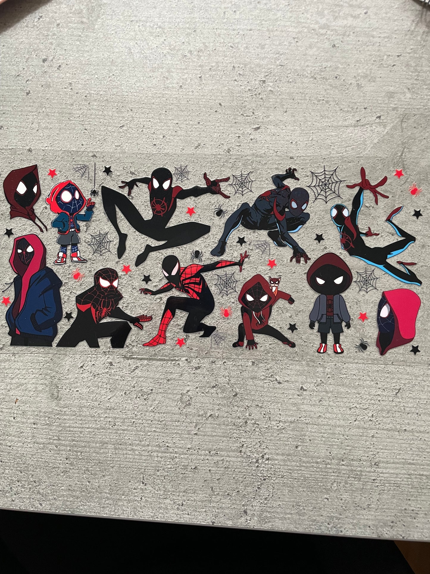 Verre spider man black 2