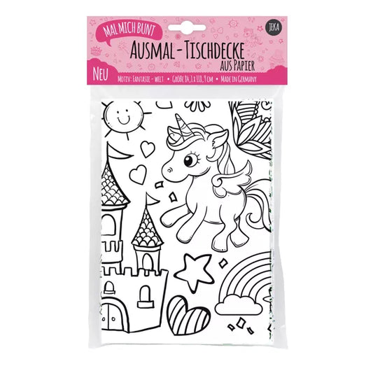 Nappe à colorier motif Fantaisie