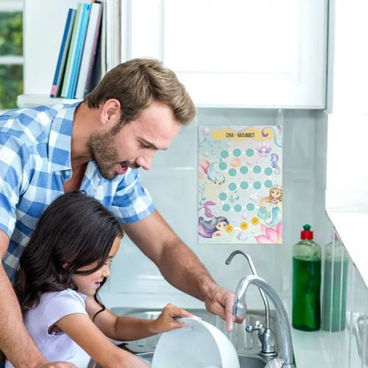 10 Planches récompense pour enfants - motif sirène