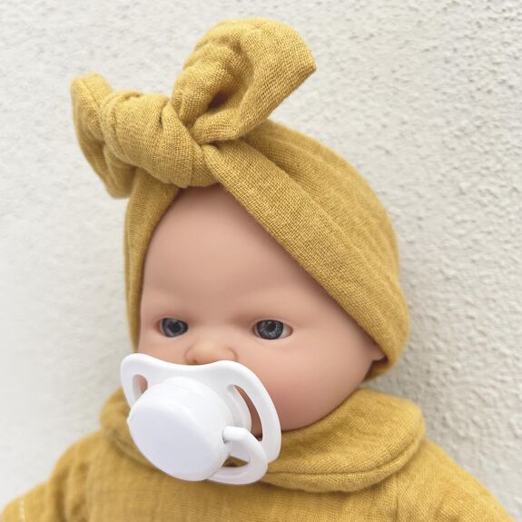 Poupée Nina Bobble moutarde