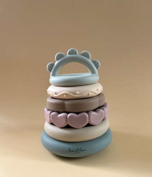 Jouet à empiler en silicone