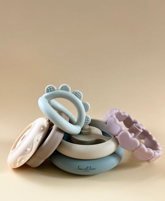 Jouet à empiler en silicone