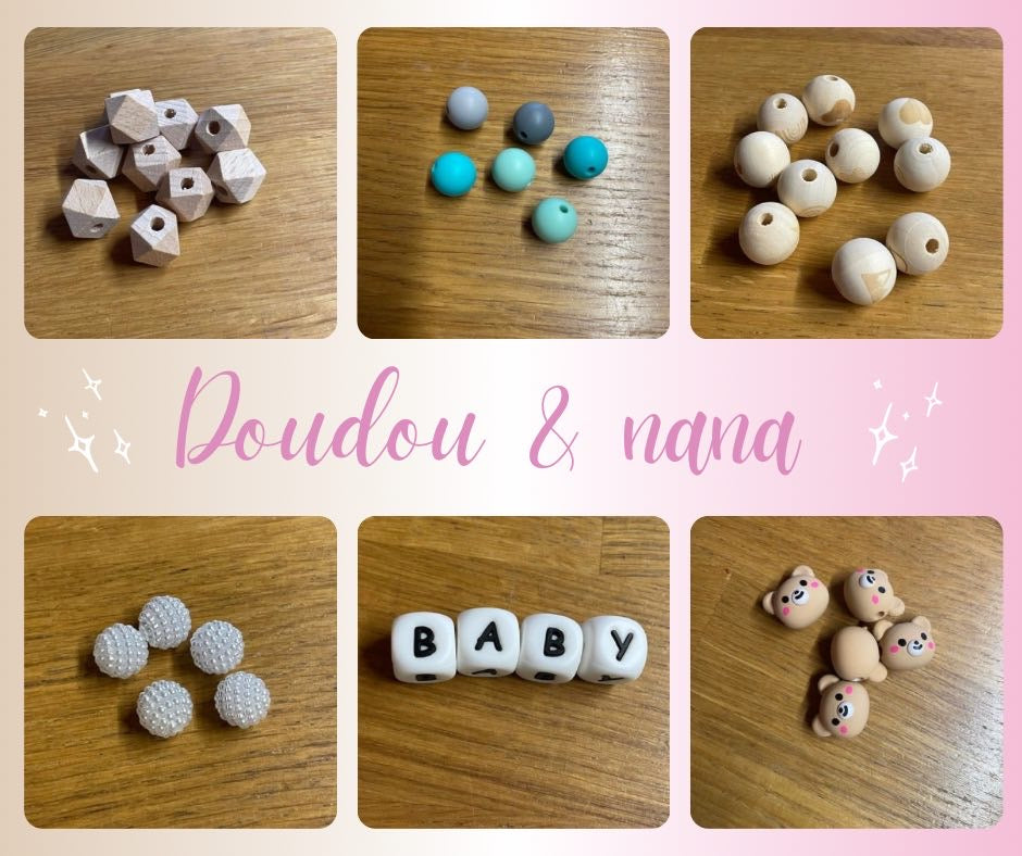 Attache tétine personnalisée